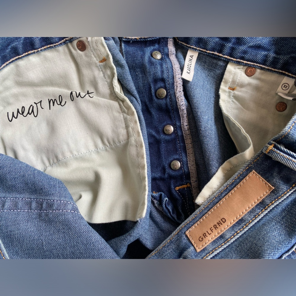 GRLFRND Blue Women's Jeans - Picture 3 of 4